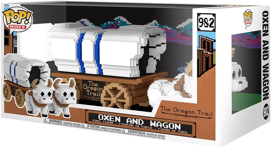 Funko Pop! Rides Super Deluxe: The Oregon Trail - Oxen and Wagon #982