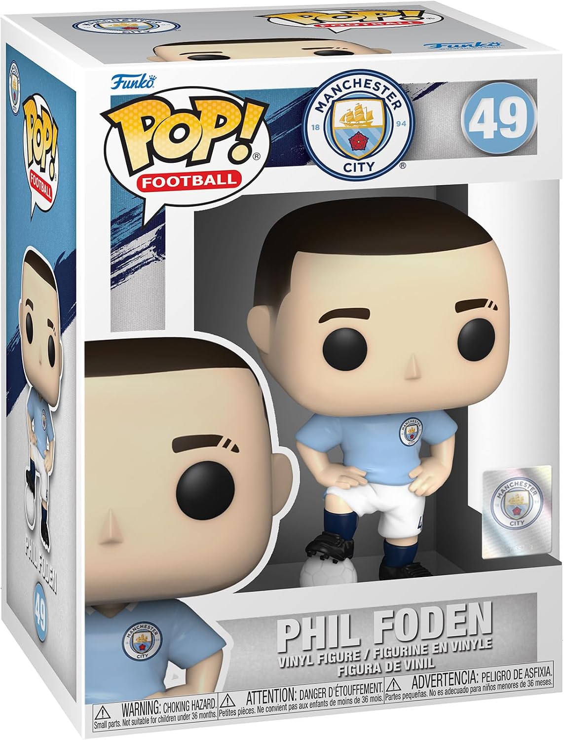 Funko Pop! Football: Manchester City - Phil Foden #49