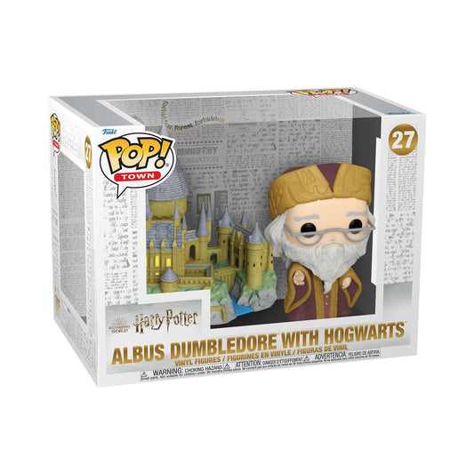 FUNKO POP! TOWN: Harry Potter Anniversary- Dumbledore with Hogwarts