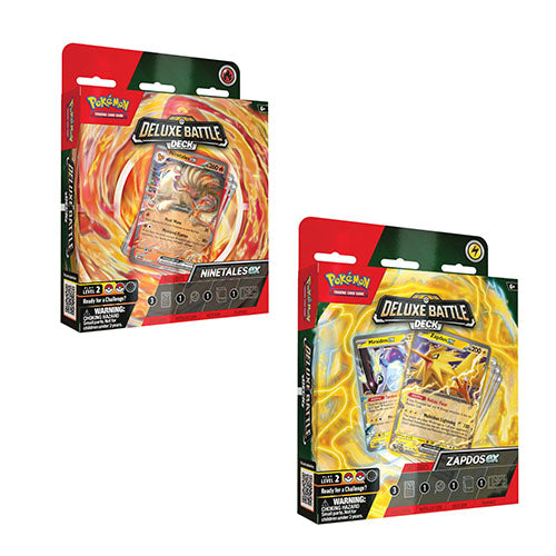 PREORDER Pokemon - Ninetales and Zapdos Deluxe Battle Deck | Release Date: 22/03/24