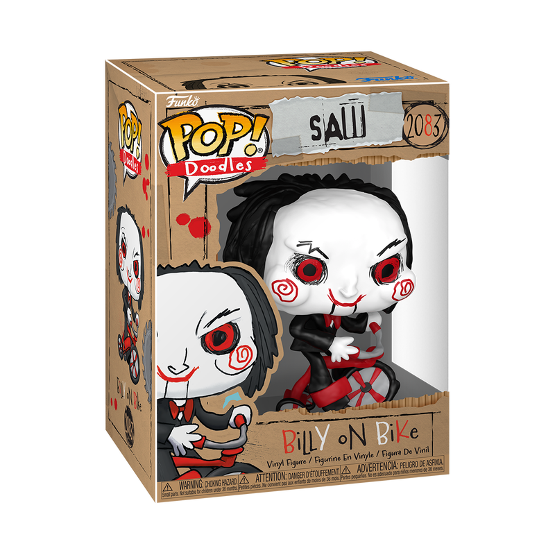 Funko Pop! Saw - Billy on Bike (Doodles) #2083