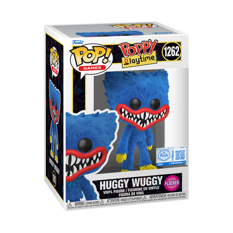 Funko Pop! Poppy Playtime - Huggy Wuggy (Flocked) (Exclusive) #1262