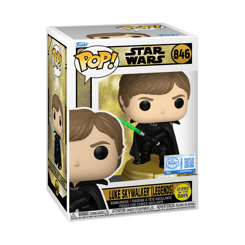 Funko Pop! Star Wars - Luke Skywalker (Legends) (Glow) (Exclusive) #846