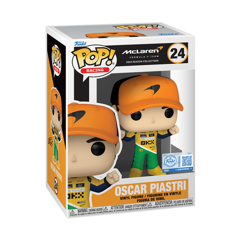 Funko Pop! Oscar Piastri (Senna Tribute Uniform) (TJ Toys Exclusive) #24