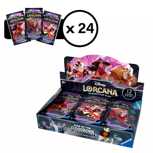Disney Lorcana Trading Card Game Booster Pack, Pack of 24