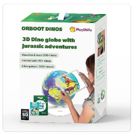 PlayShifu Interactive Dinosaur Toys - Orboot Dinos (Globe + App) 50 Dinosaurs...