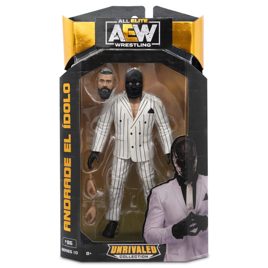 Andrade El Idolo - AEW Unrivaled 10 Toy Wrestling Action Figure