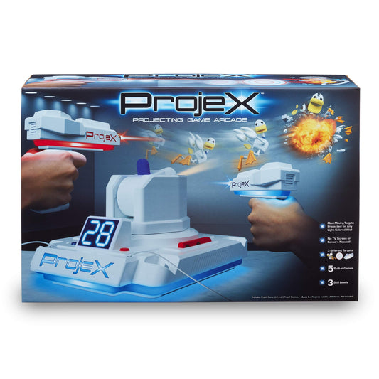 PROJEX Arcade Retro Arcade Reaction Target Shooting Game Toy with 5 Games and 3 Levels