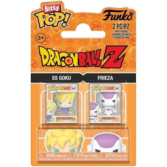 Funko Bitty Pop! Dragon Ball Z 2-Pack with Super Saiyan Goku and Frieza 4th Form