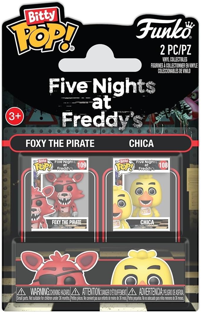 Funko Bitty Pop! Five Nights at Freddy's 2-Pack - Foxy & Chica (FNAF)