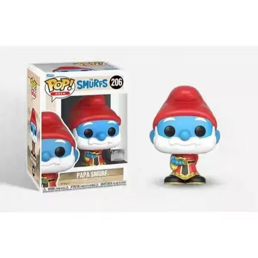 Funko Pop! Asia The Smurfs Papa Smurf #206 Asia Exclusive