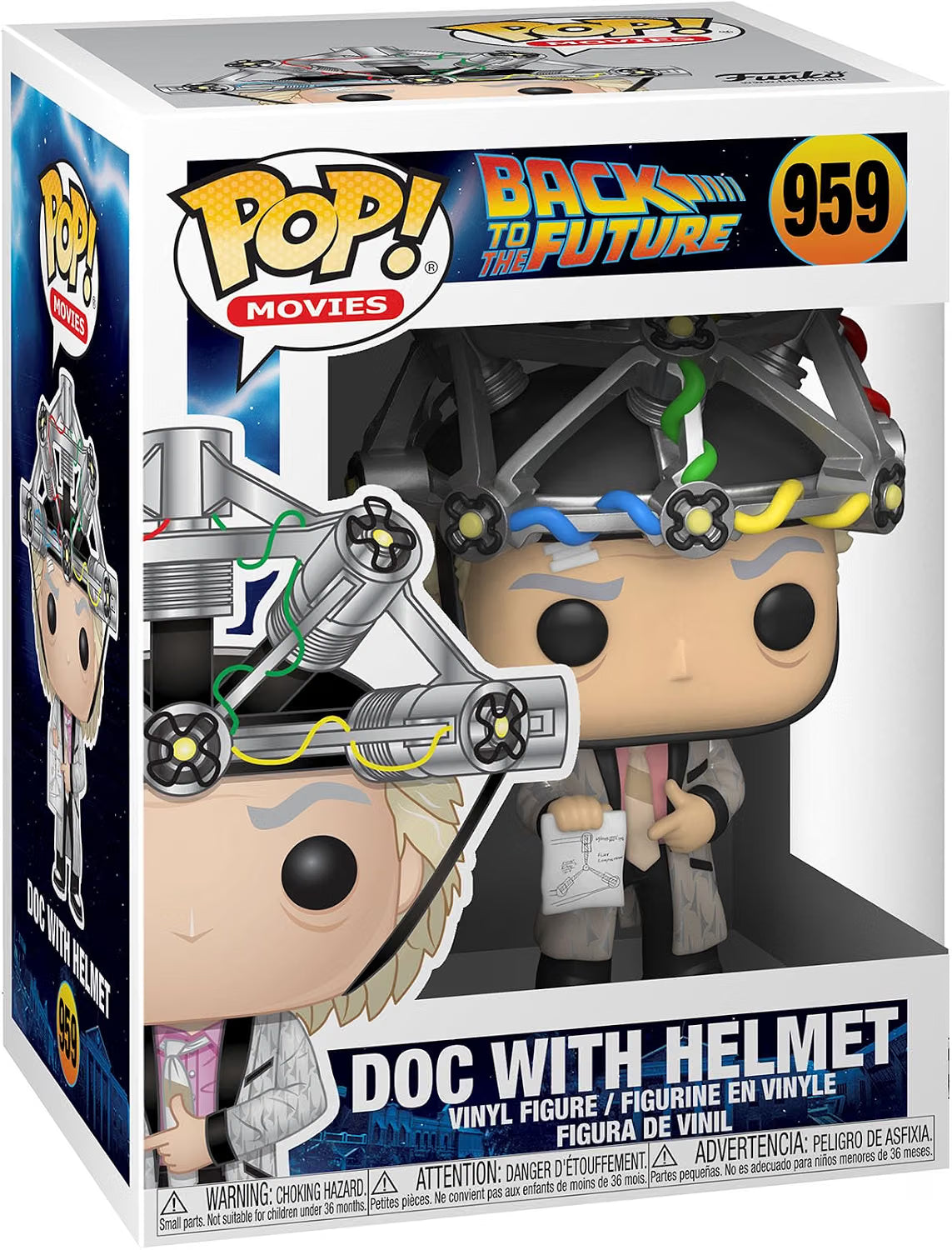 Funko Pop! Back to the Future - Doc Brown with Helmet #959