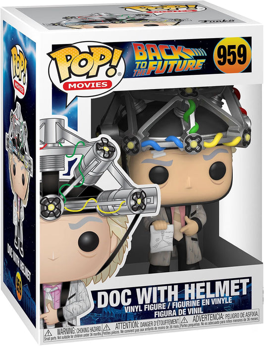 Funko Pop! Back to the Future - Doc Brown with Helmet #959