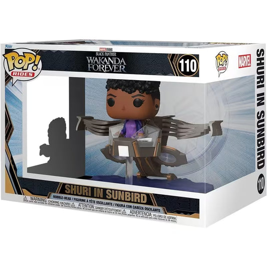 Funko Pop! Rides Black Panther: Wakanda Forever Shuri in Sunbird #110