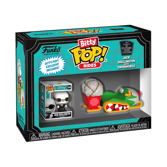 Funko Bitty POP! Rides: The Nightmare Before Christmas - Jack Skellington with Snowmobile