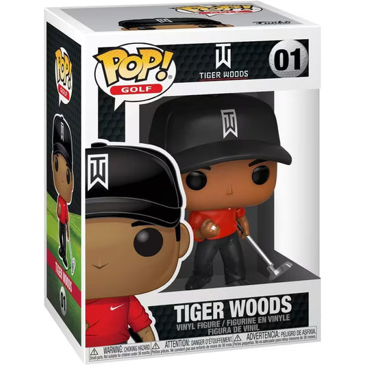 Funko Pop! Golf Tiger Woods (Red Shirt) #01