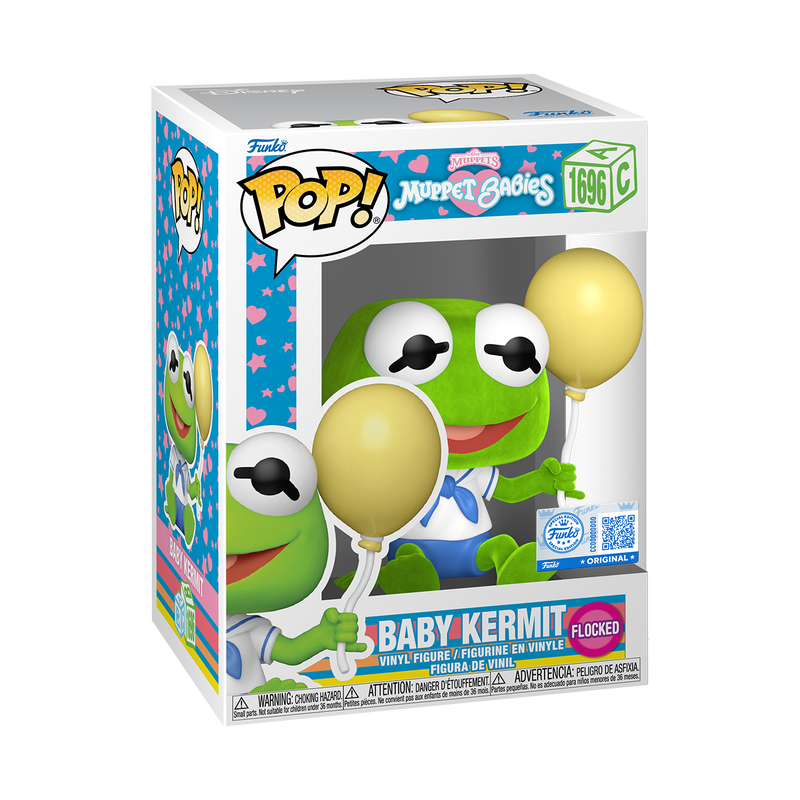 Funko Pop! Muppet Babies - Baby Kermit (Flocked) (Exclusive) #1696