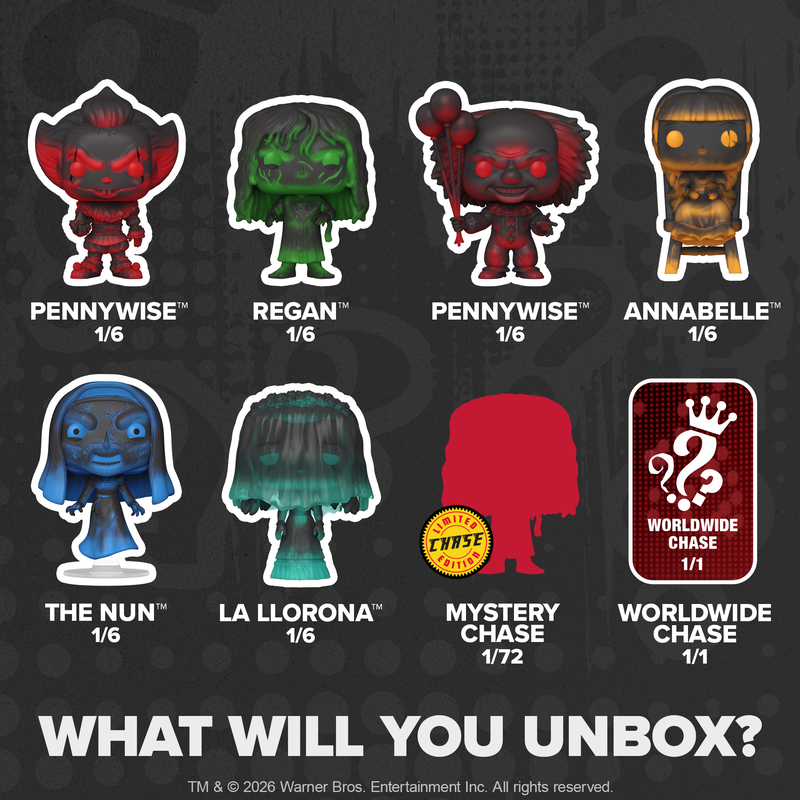 Funko Pop! Mystery Warner Bros. Horror (Preorder)