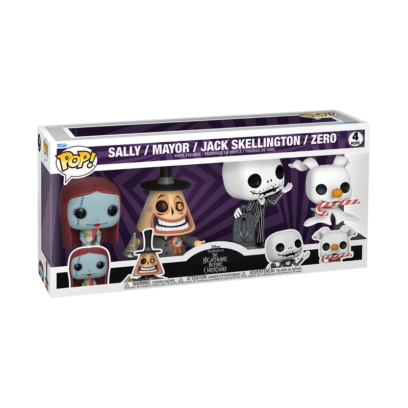 Funko Pop! The Nightmare Before Christmas 4-Pack