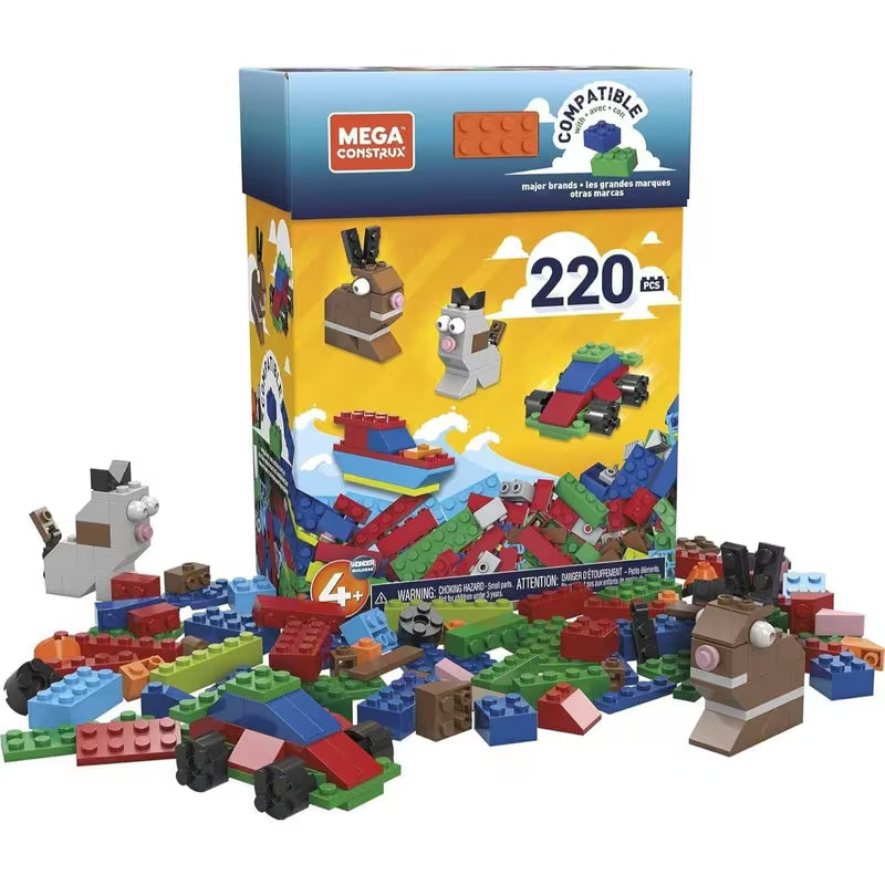 Mega Construx Wonder Builders 220 Pcs Building Box