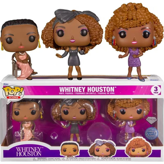 Funko Pop! Whitney Houston (Diamond Collection) 3-Pack (Exclusive)